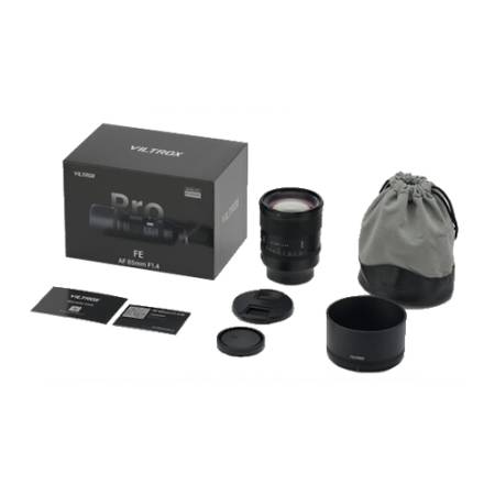 Viltrox AF 85mm f/1.4 Pro FE - obiektyw stałoogniskowy, Sony E_Zawartość zestawu_4